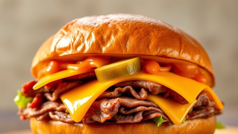 arby s beef and cheddar calories