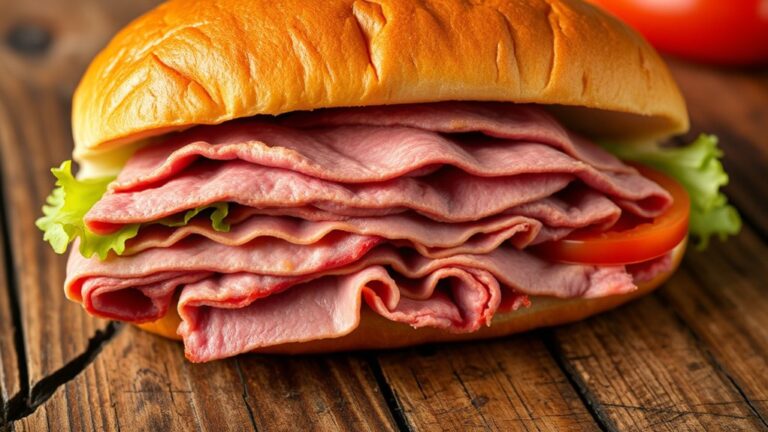 arby s classic roast beef calories