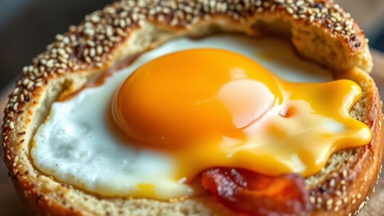 bacon egg cheese bagel calories