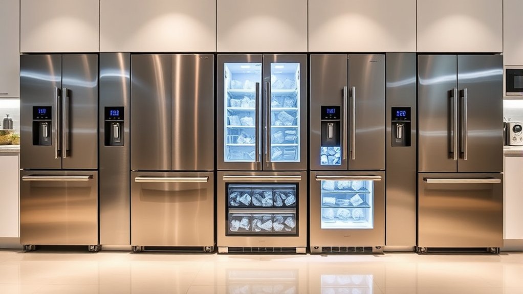 built in fridges with icemakers