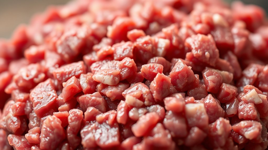 calories in ground beef