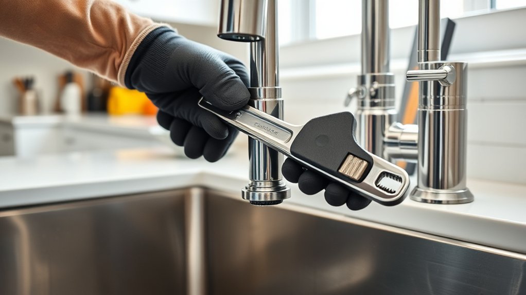 10 Simple Steps to Remove a Kitchen Faucet 2 careful faucet removal prevents damage