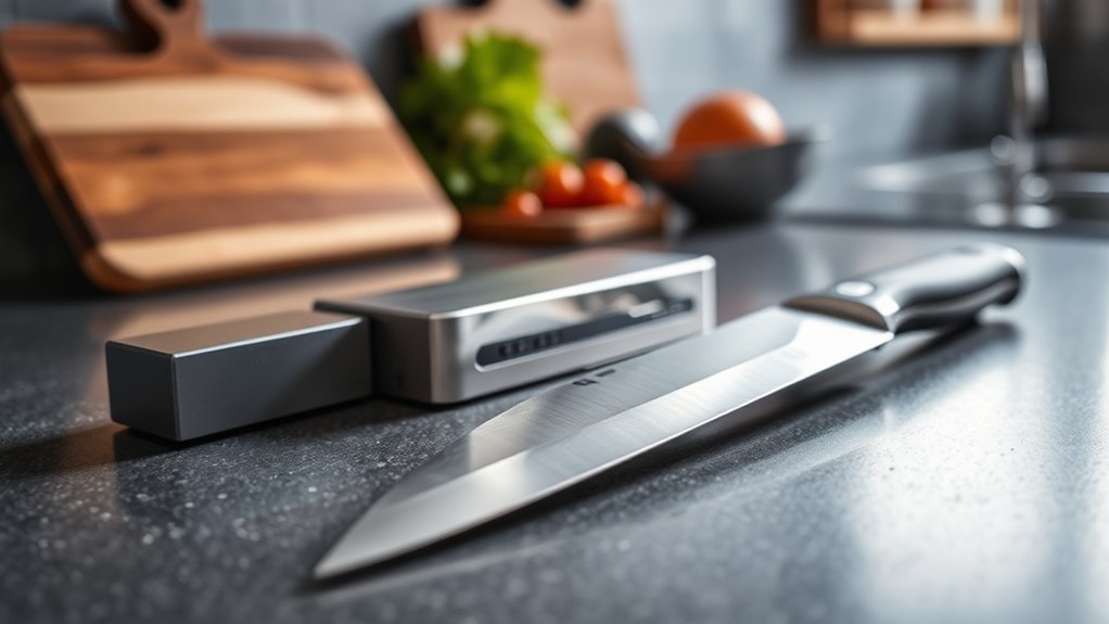 7 Simple Steps to Sharpen Kitchen Knives 2 choose sharpener for knives