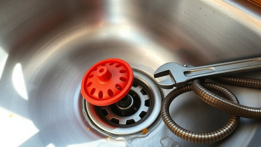 clogged kitchen sink solutions