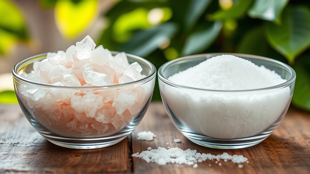 different types of salts