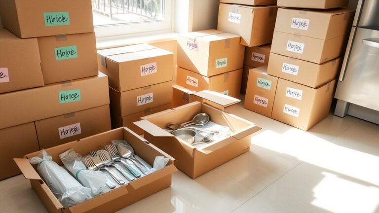 efficient kitchen packing strategies