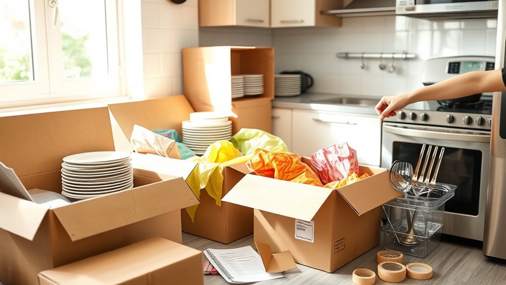 efficient kitchen packing strategies