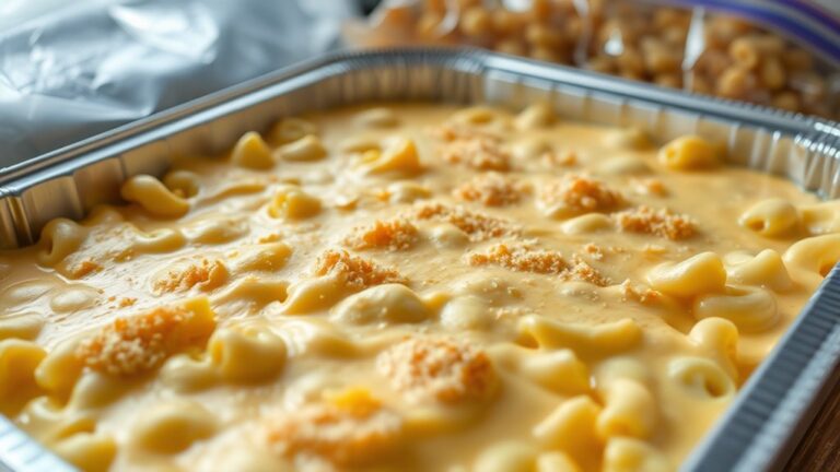 freeze mac and cheese