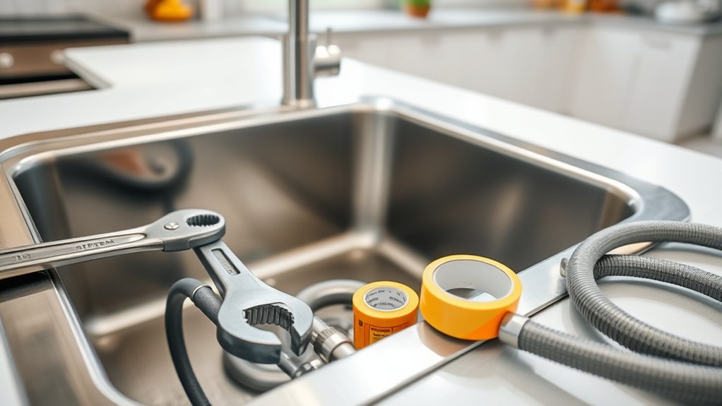 10 Essential Steps to Plumb Your Kitchen Sink Like a Pro 2 gather tools and materials