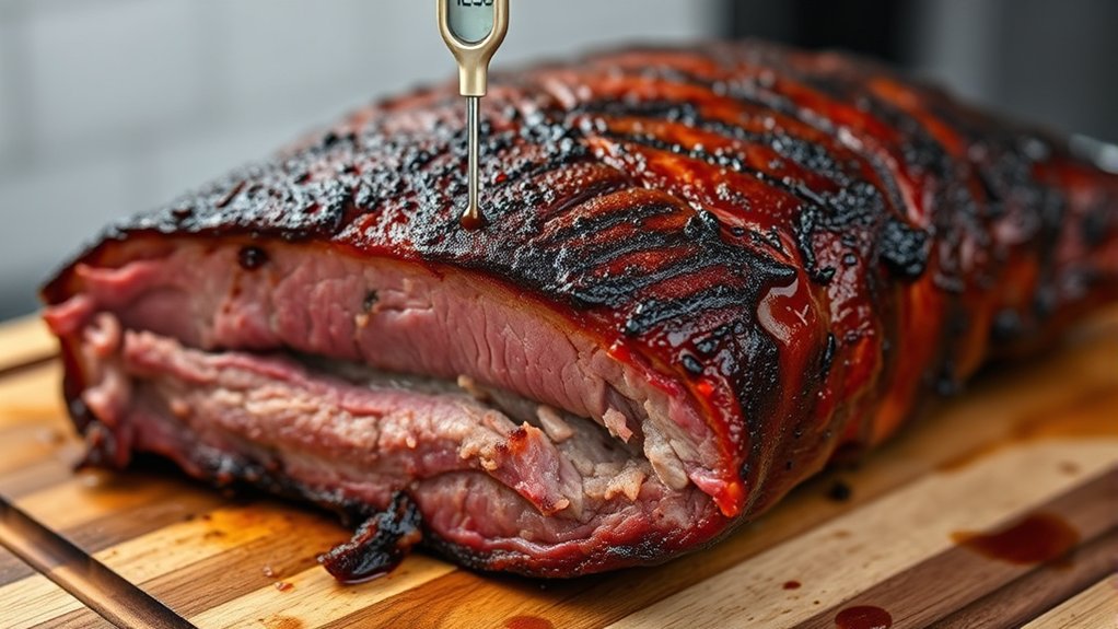 ideal brisket cooking temperature