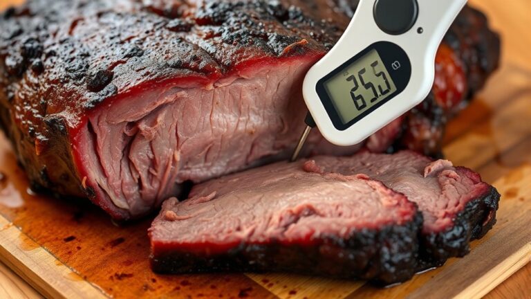 ideal internal brisket temperature