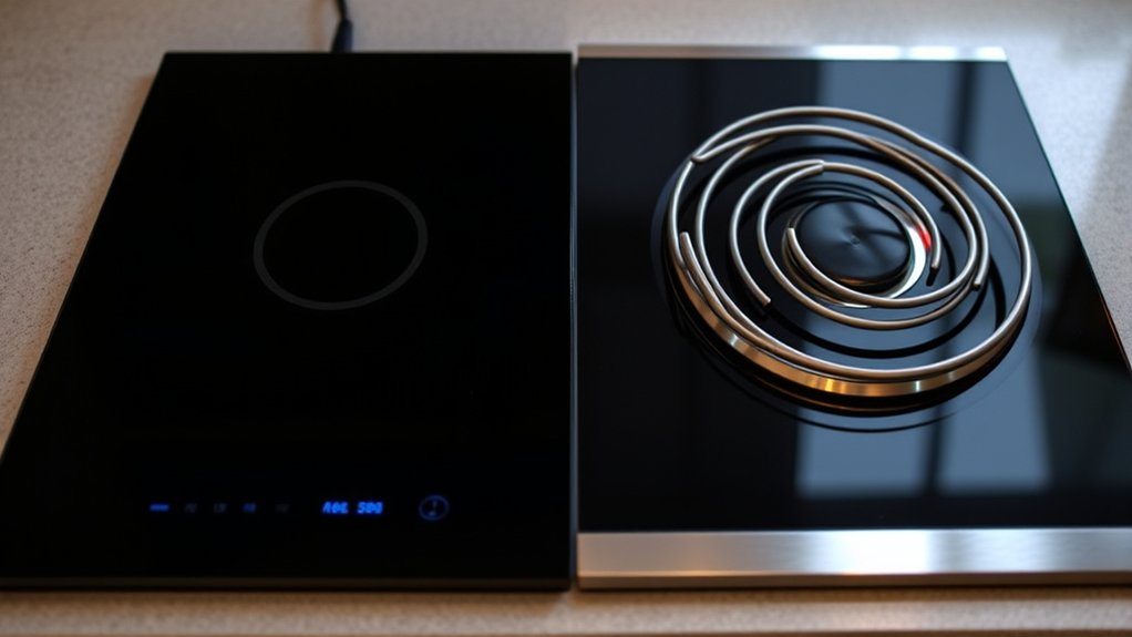 induction versus electric cooking