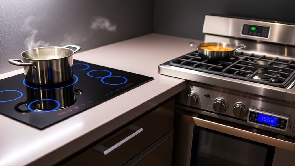 induction versus electric cooking