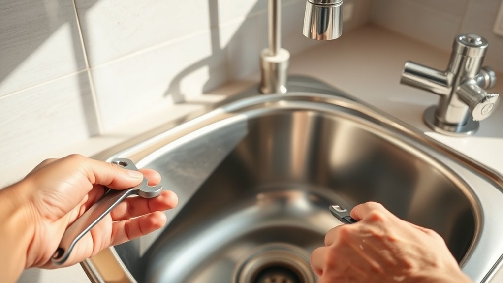 install kitchen sink easily