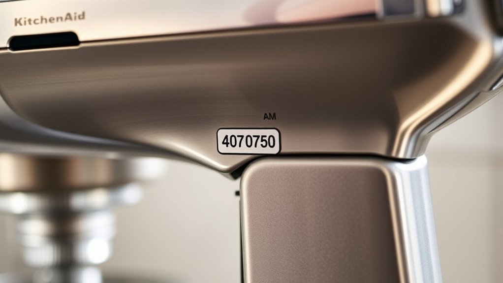 kitchenaid serial number search