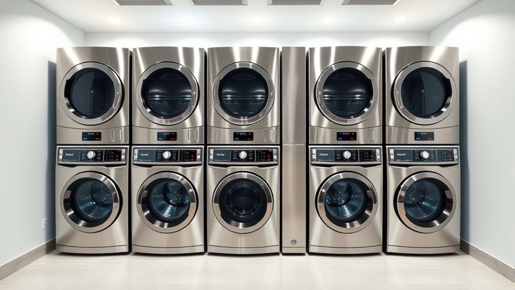 largest stackable laundry models