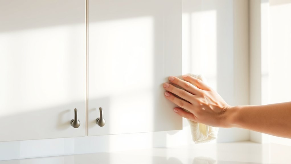 Clean Painted Kitchen Cabinets Safely in 7 Simple Steps 2 maintain beauty and durability