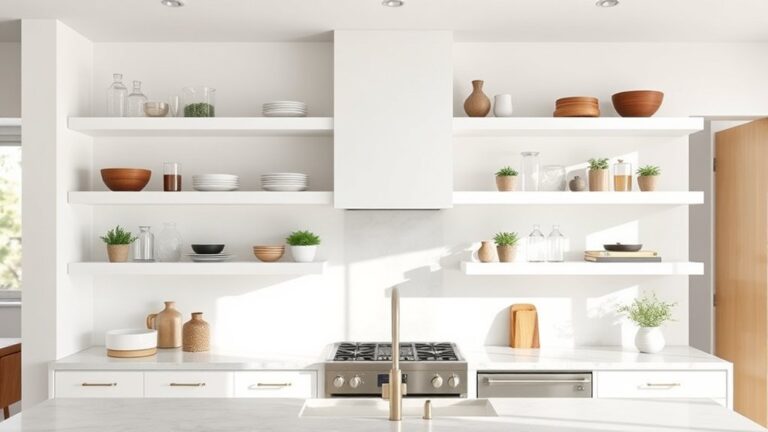 mastering open shelf styling