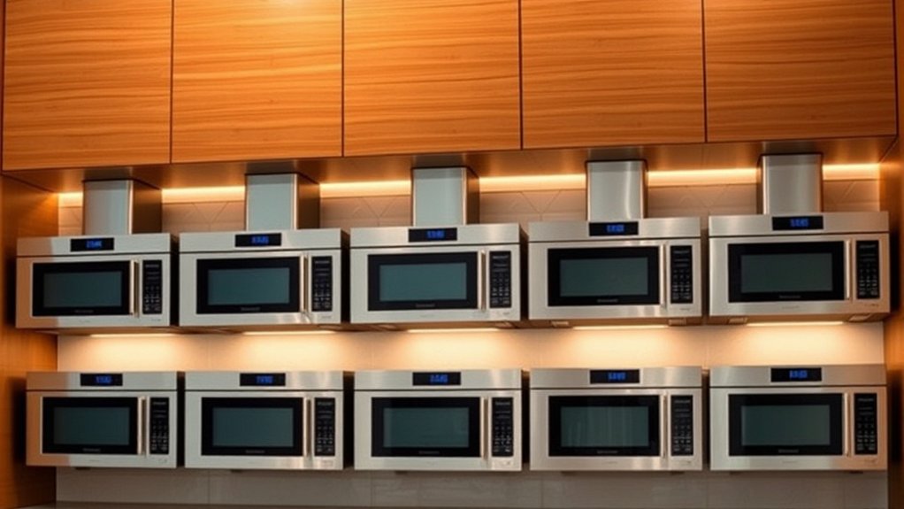 microwaves with built in hoods