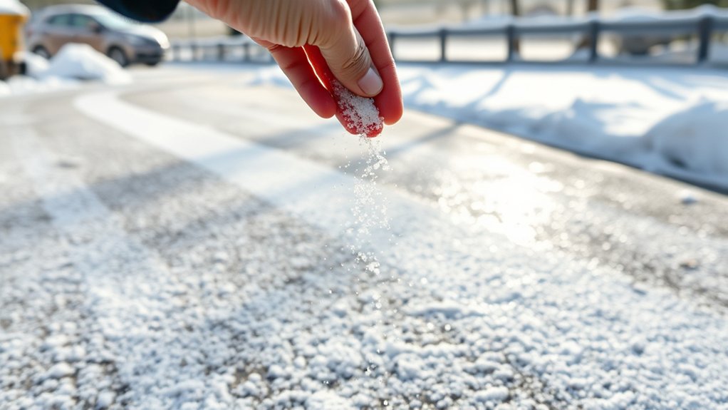optimal driveway salting times