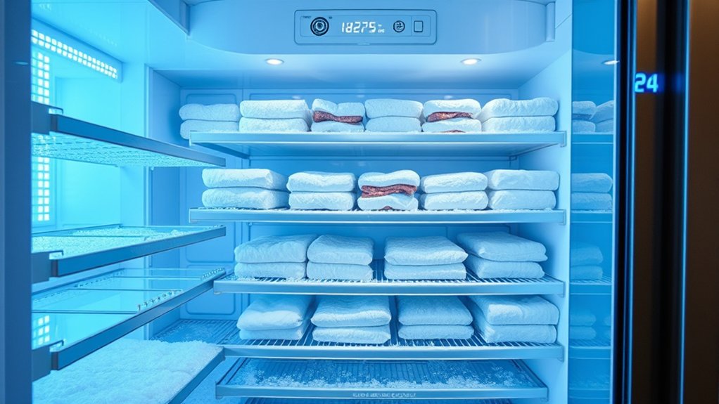 optimal freezer temperature range