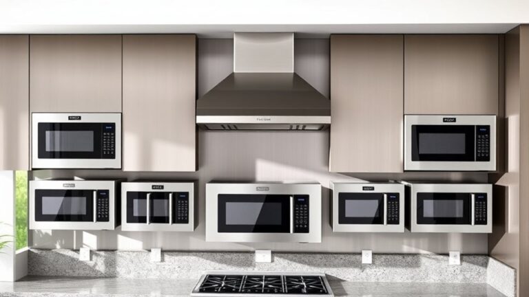 over range microwaves with ventilation