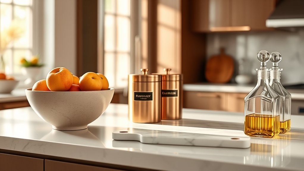 7 Tips to Accessorize Your Kitchen Counter Stylishly 2 practical stylish kitchen accessories