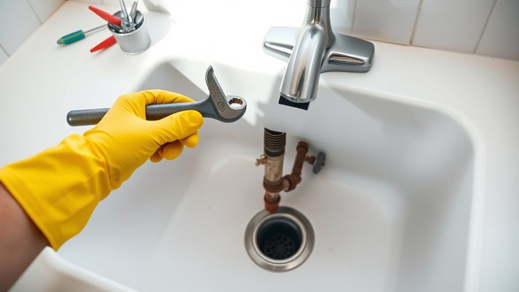 prepare sink gather tools