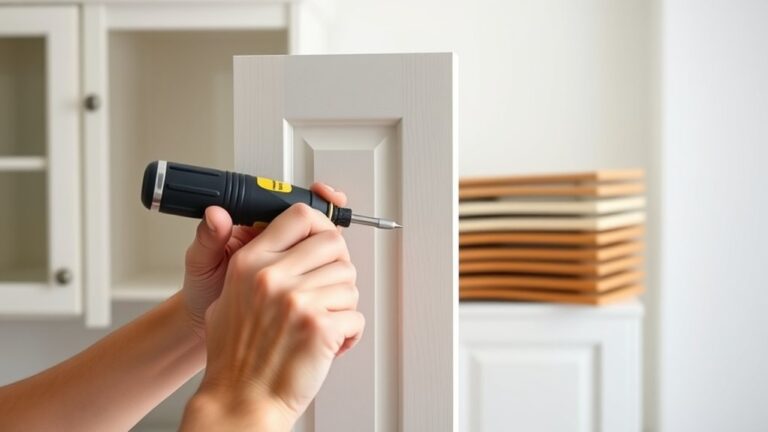 reface kitchen cabinets easily