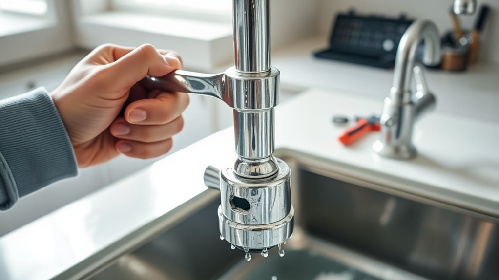 remove kitchen faucet easily