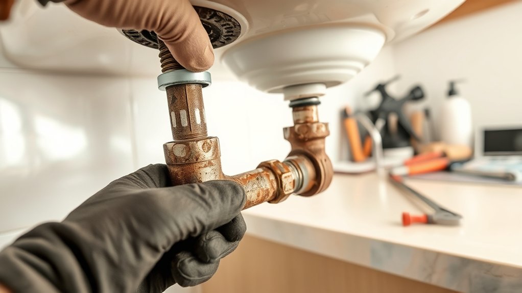 remove kitchen sink drain