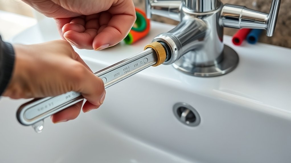 repairing a kitchen faucet