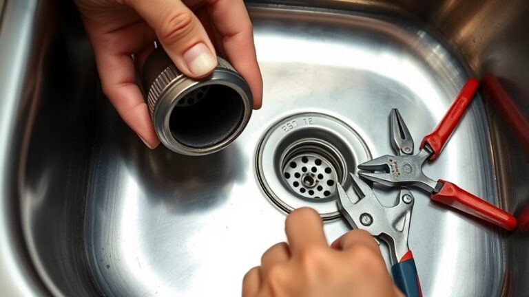 replace kitchen sink drain