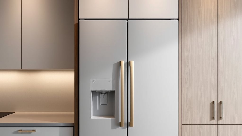 seamless integrated kitchen design