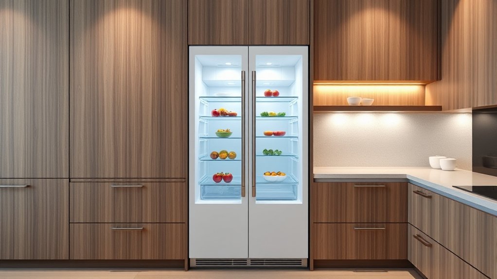 seamless integrated kitchen design
