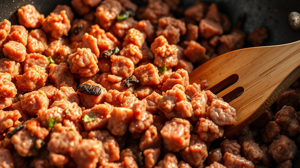 How to Make Ground Beef Taste Like Breakfast Sausage in 10 Steps 2 season mix shape cook