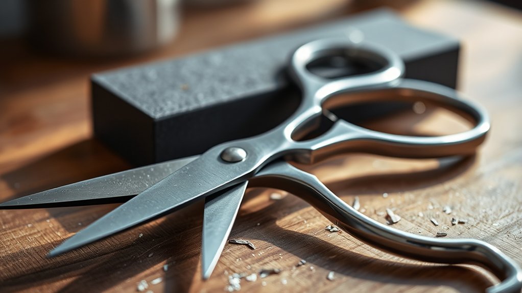 sharpening kitchen shears guide
