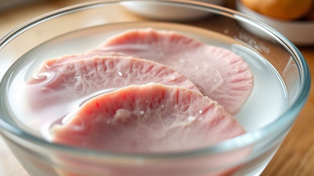 soaking reduces corned beef saltiness