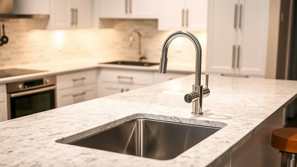 standard kitchen counter height