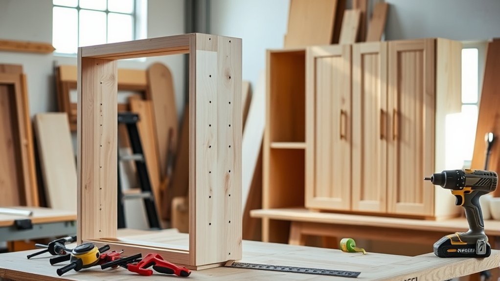 step by step cabinet construction