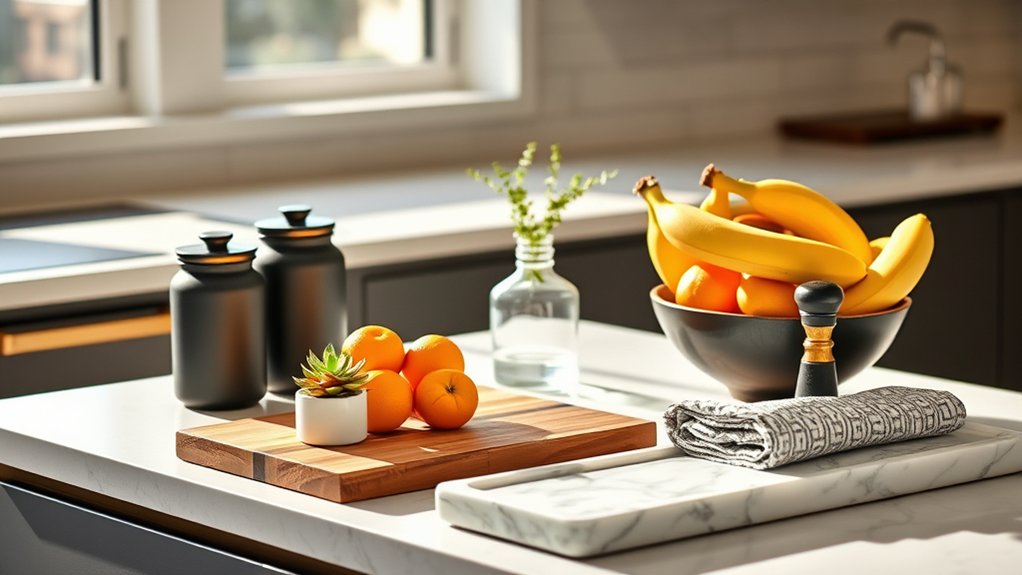 stylish kitchen counter accessories
