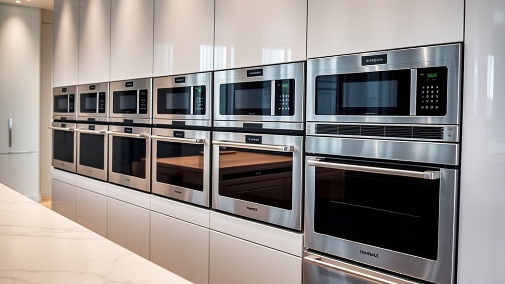 top ranges with microwaves